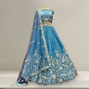 Aisha - Gorgeous Chinon Partywear Lehenga Choli