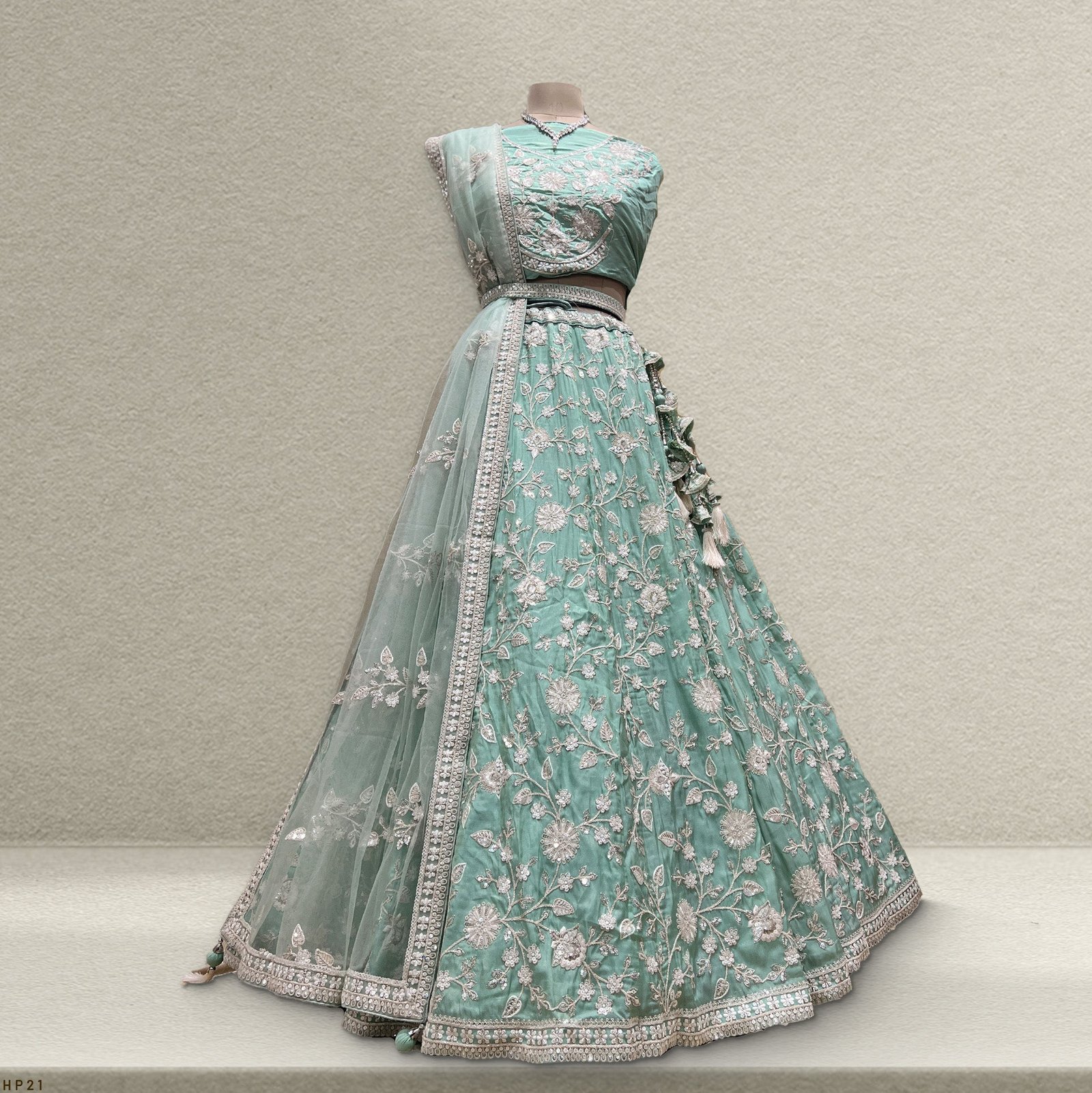 Aisha - Jimmy Choo Handwork Partywear Lehenga