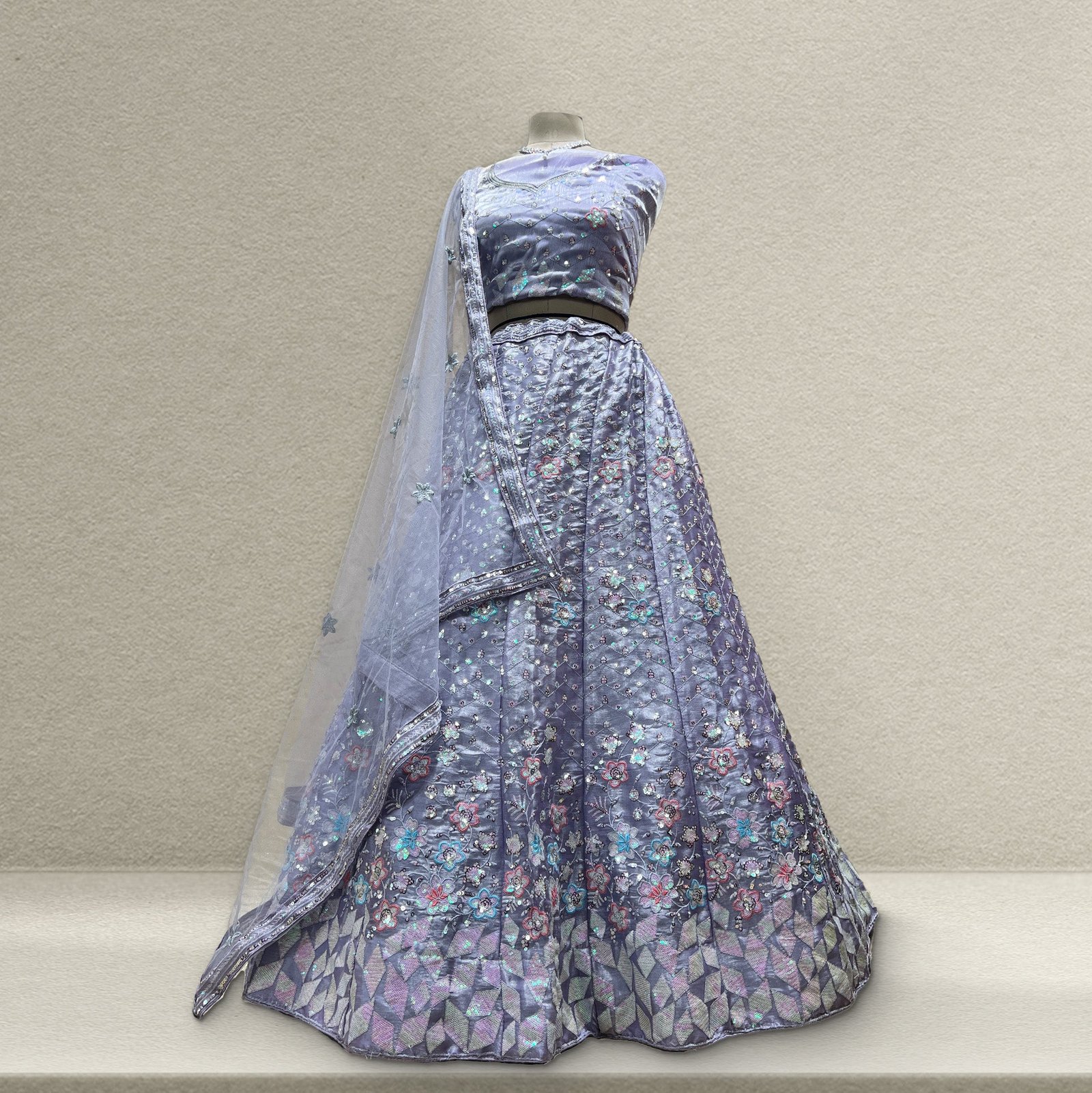 Aisha - Jimmy Choo Partywear Sider Lehenga