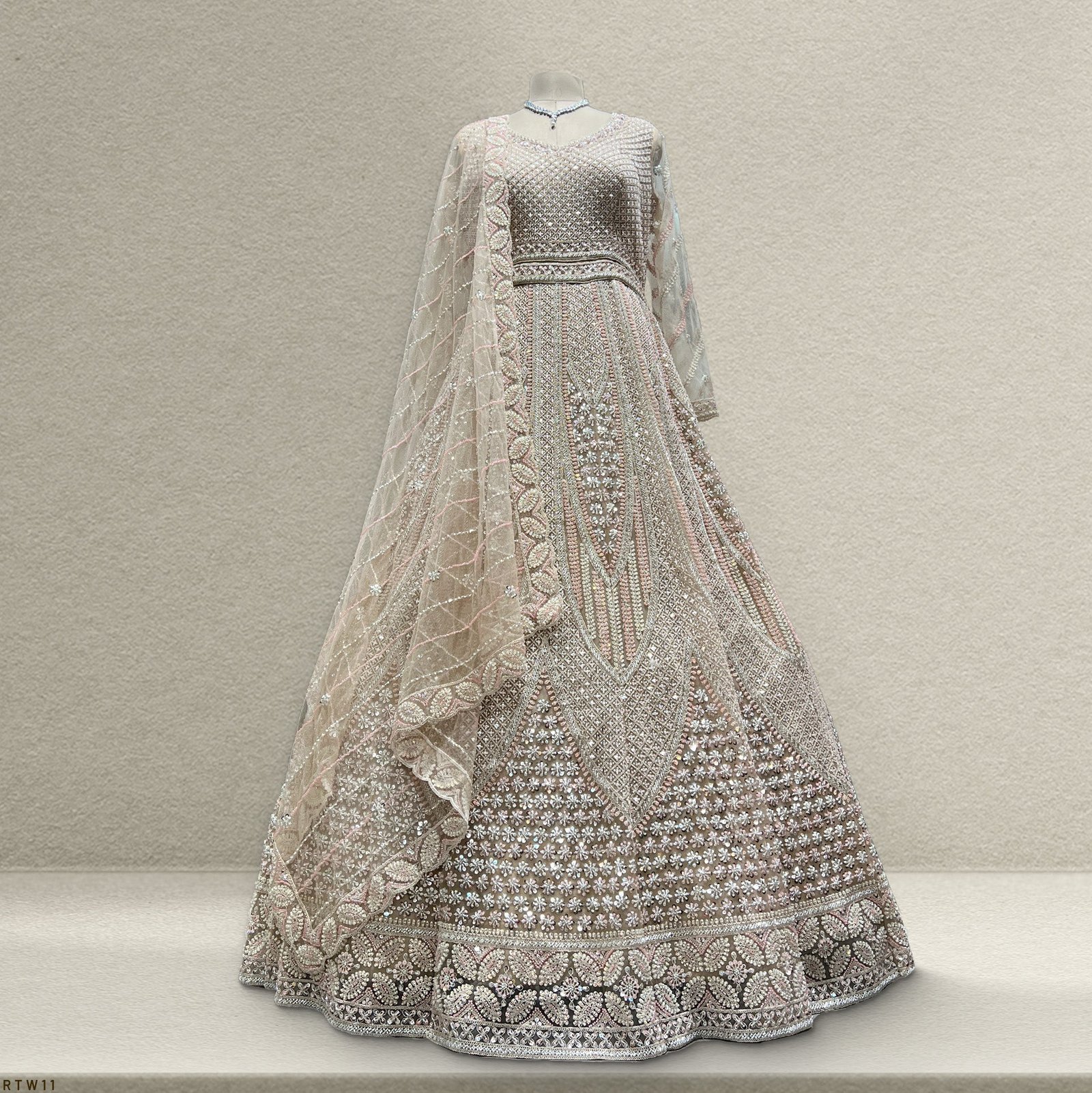 Celestial Collection: Handwork Modern Reception and Engagement Gown Ready-to-Wear