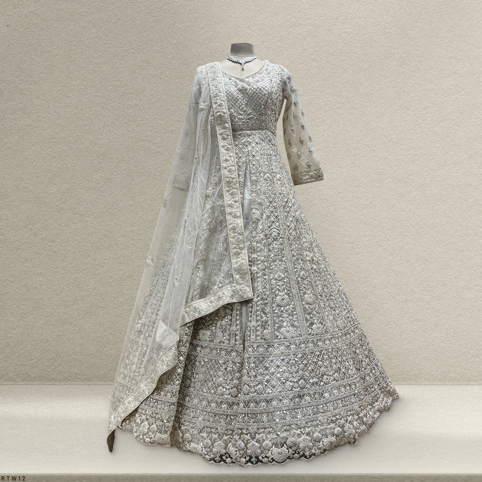 Celestial Collection: Sparkling Modern Reception and Engagement Gown Ready-to-Wear