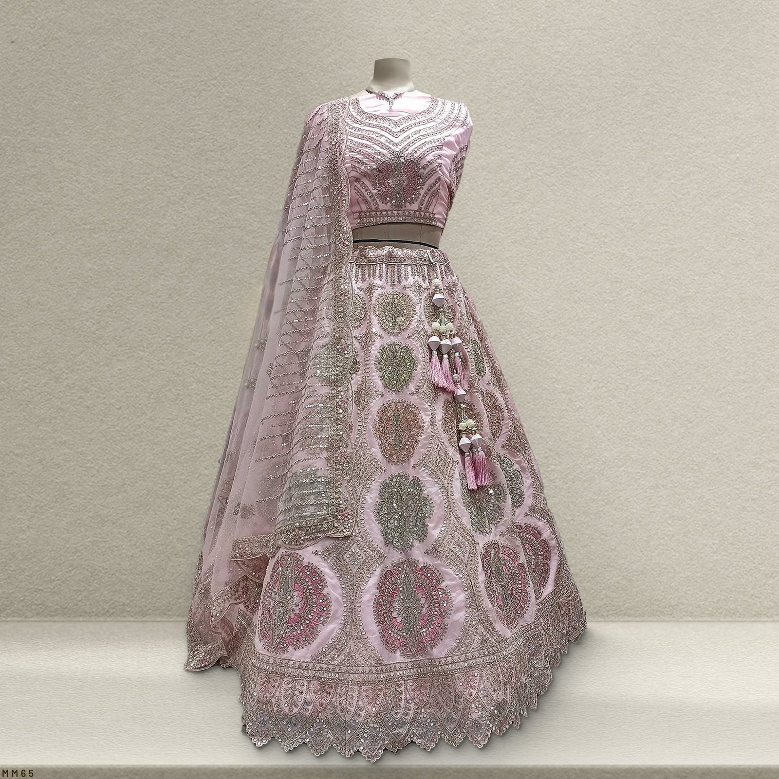 Cherry Blossom -  The Modern Pink Lehenga for Reception Engagement