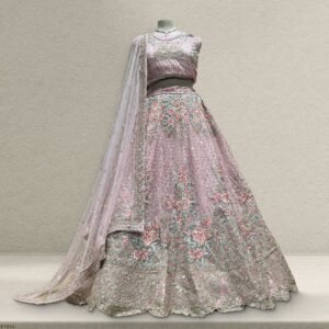 Cherry Blossom -  The Modern Pink Lehenga for Reception Engagement