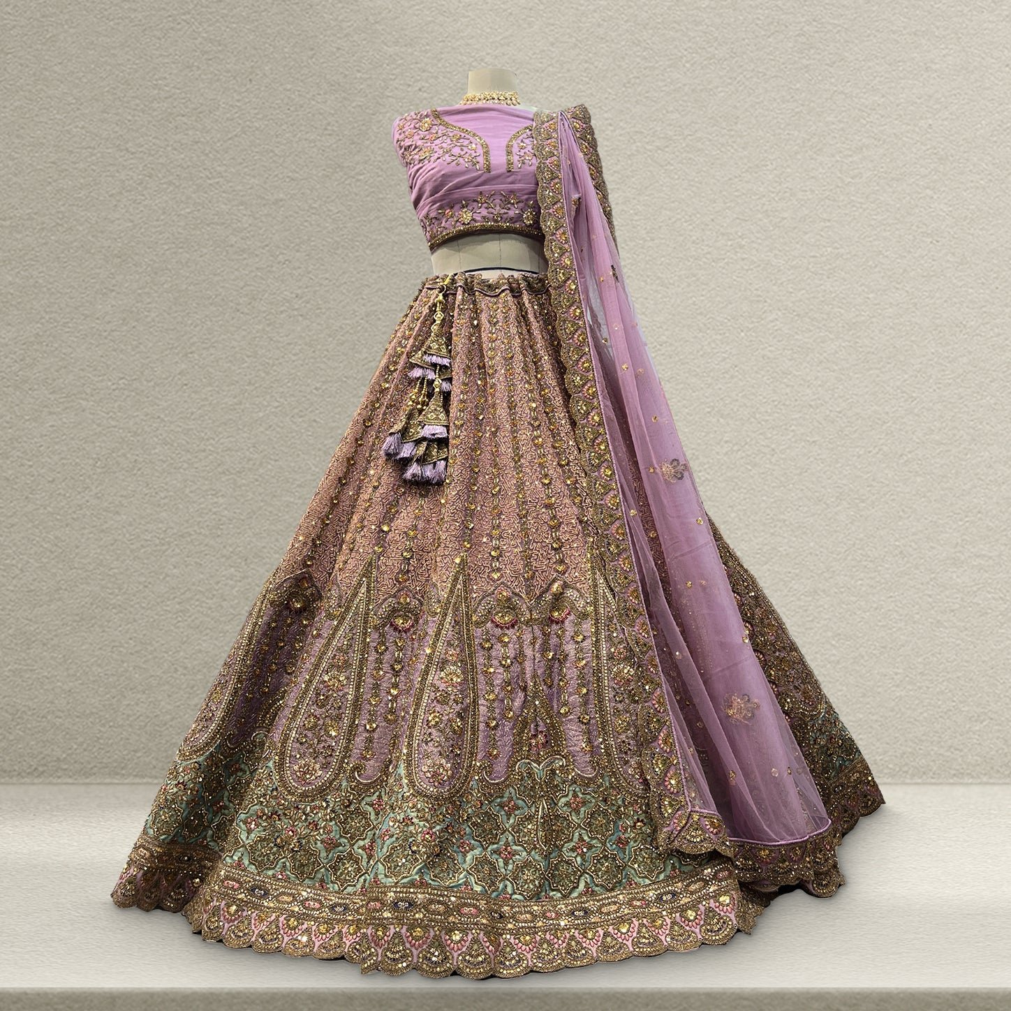 Cherry Blossom  -  The Modern Lehenga for Reception for Bride