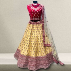 Damsel - Wedding Designer Booti Work Lehenga
