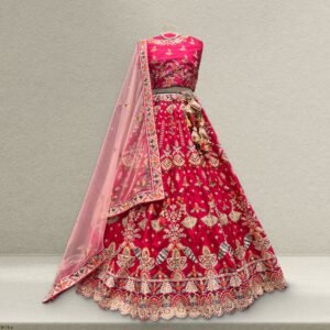 Dulhan in Rani Pink Lehenga : Celebrity Replica Royal Baggi Collection
