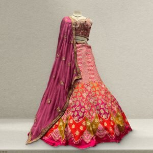 Gulaal - Ready-to-Wear Multi Color Silk Lehenga Choli