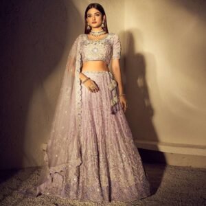 Jazzagals - Minimal Work Stunning Georgette Threadwork Lehenga
