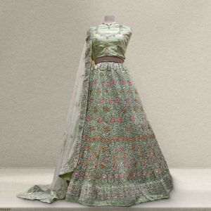 Jodha - Partywear Threadwork Sider Lehenga