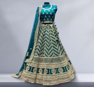 Padmini - The Designer Replica Lehenga Teal