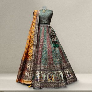 Shringaar: Banarasi Silk Weave Lehenga with Beautiful Flair