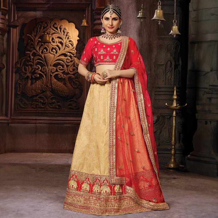 Shringaar: Luxurious Banarasi Silk Lehengas with Intricate Silk Work Blouse