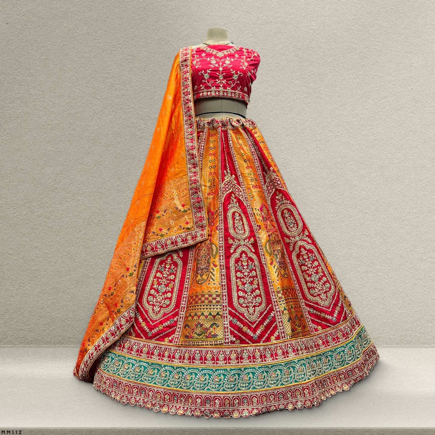 Shringaar: Luxurious Banarasi Silk Lehengas with Intricate Silk Work Blouse
