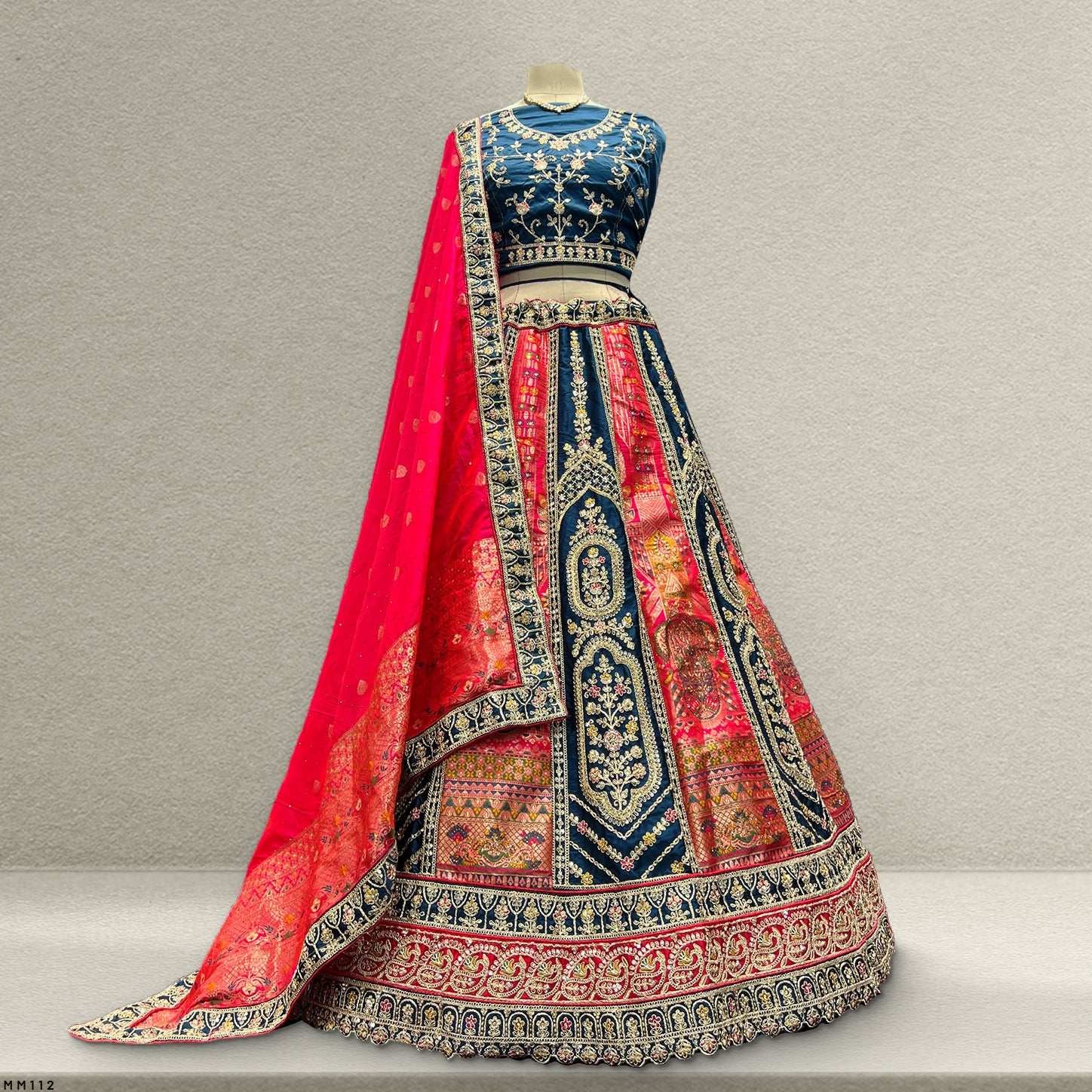 Shringaar: Luxurious Banarasi Silk Lehengas with Intricate Silk Work Blouse
