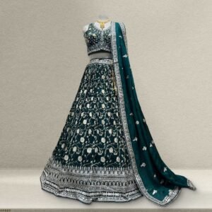 Padmini - Ready-to-Wear Lehenga with Intricate Handwork and Organza Dupatta