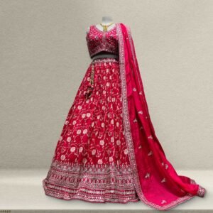 Padmini - Ready-to-Wear Lehenga with Intricate Handwork and Organza Dupatta