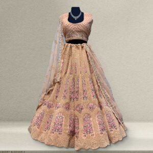 Cherry Blossom E -  The Modern Lehenga for Reception for Bride