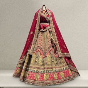 Rajgharana - The Multicolor Patchwork Rajwadi Bridal Lehenga