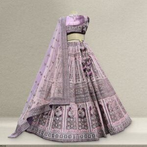 Damsel - Lavender Big Flared Designer Replica Lehenga