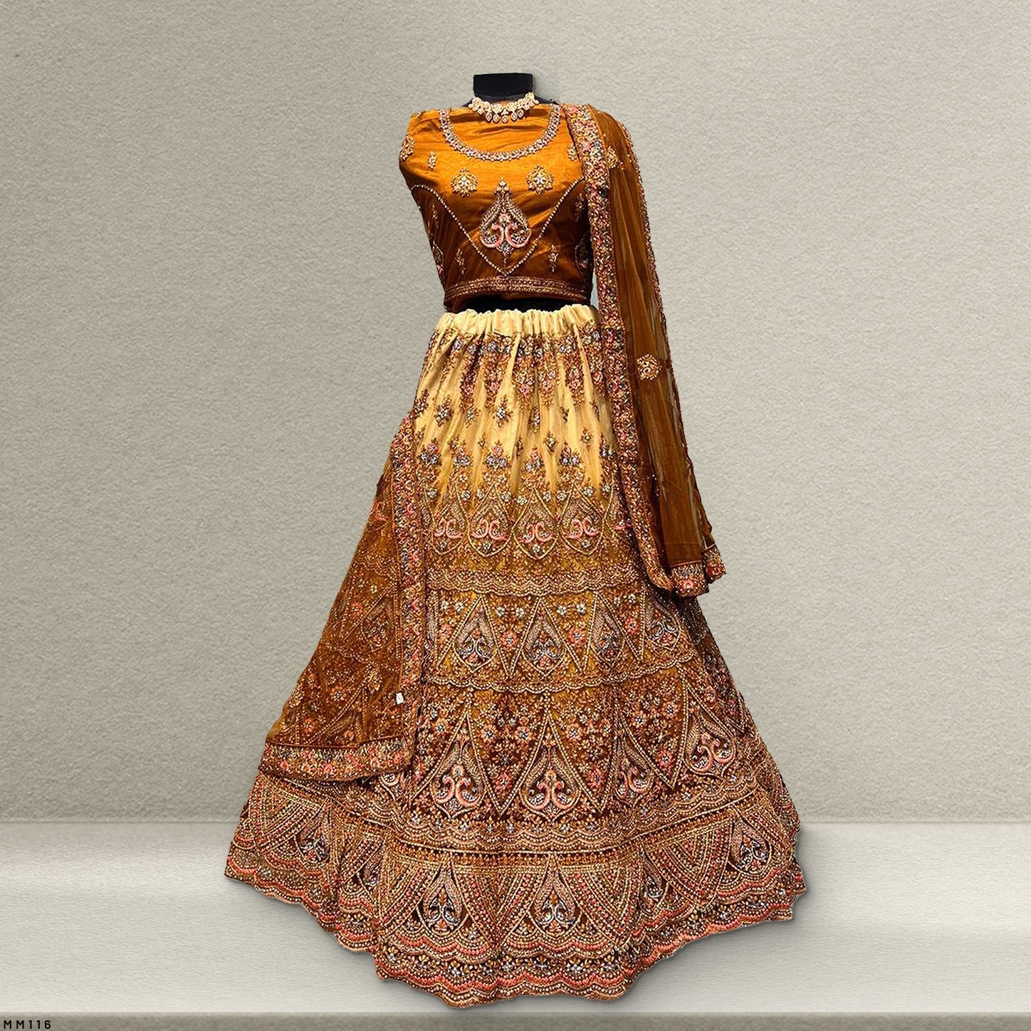 Padmini - Meenakari work Net Partywear Lehenga Choli