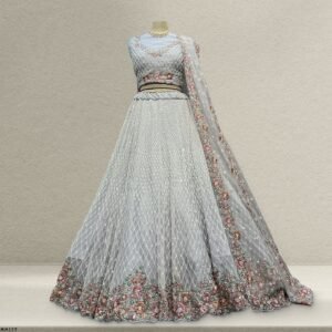 Jazzagals - Pearl Cutdana Handwork Lavender Lehenga w/h Heavy Dupatta