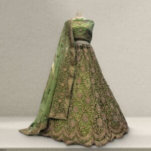 Cherry Blossom  -  The Modern Lehenga for Reception for Bride