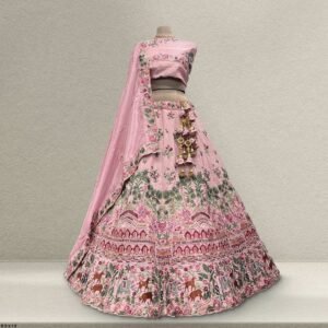 Vantara - Multicolor Soft Silk Stunning Designer Lehenga