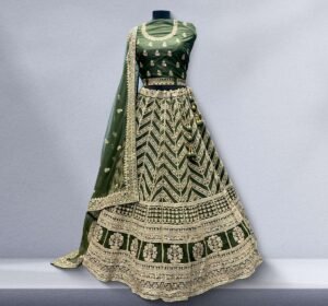 Padmini - The Designer Replica Lehenga Green