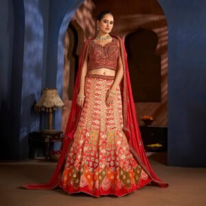Gulaal - Ready-to-Wear Multi Color Silk Lehenga Choli