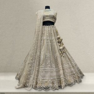 TSB Ivory Handwork Lehenga for Reception & Sangeet for Bride