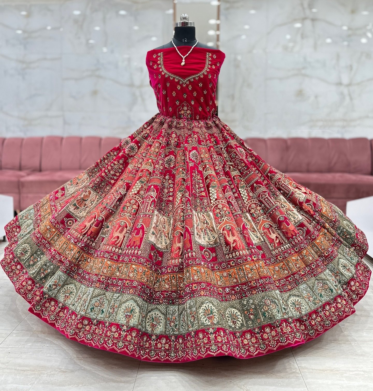 TSB Bridal lehenga 120
