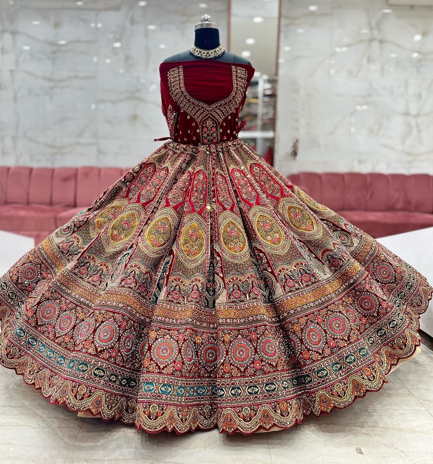 TSB Bridal lehenga 128