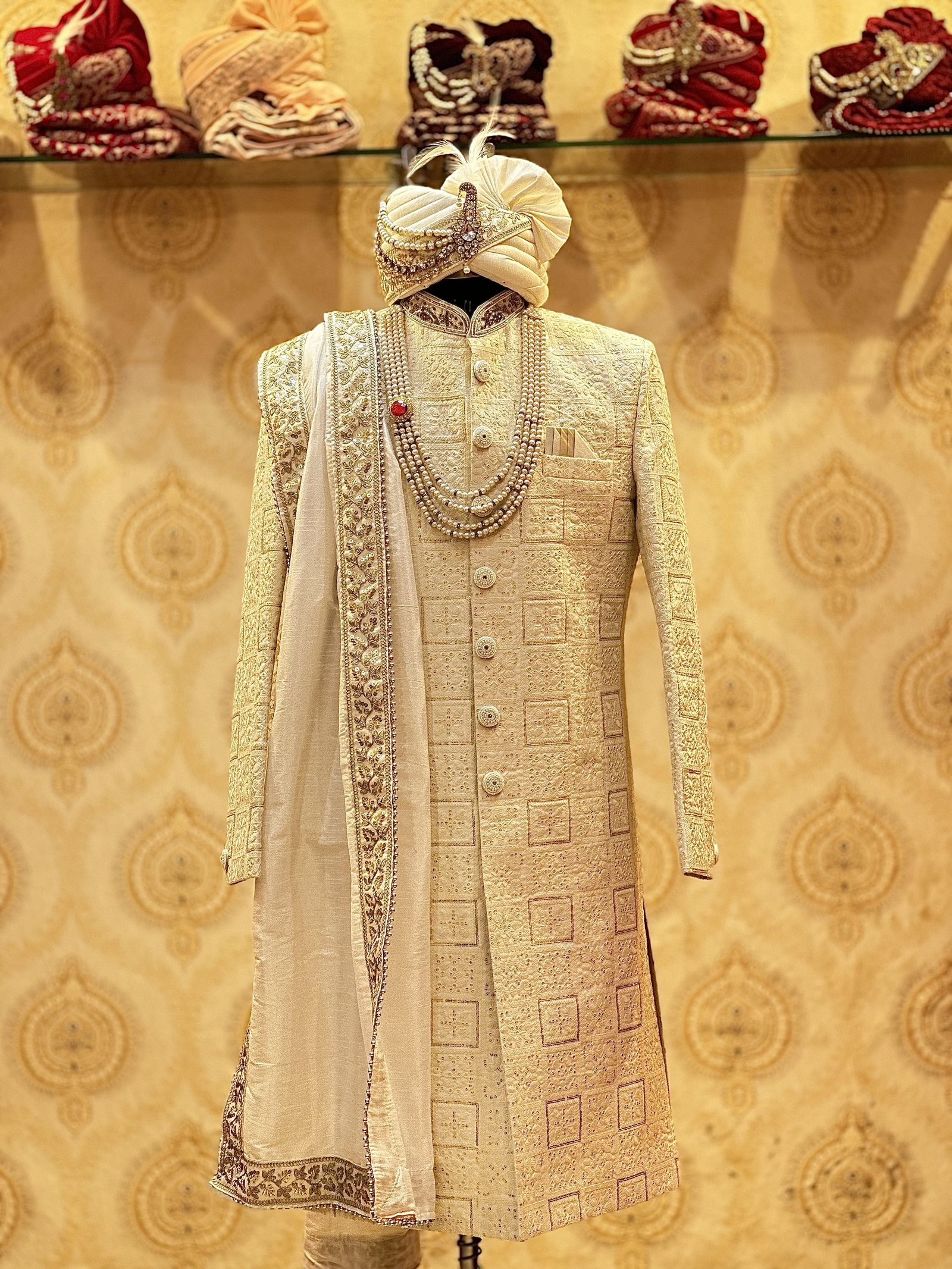 Threadwork Sherwani